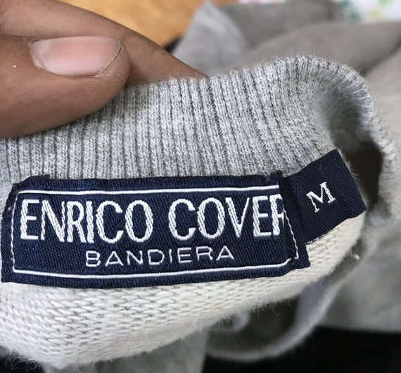Vintage Enrico Coveri Sweatshirt Size Medium / Sw… - image 4