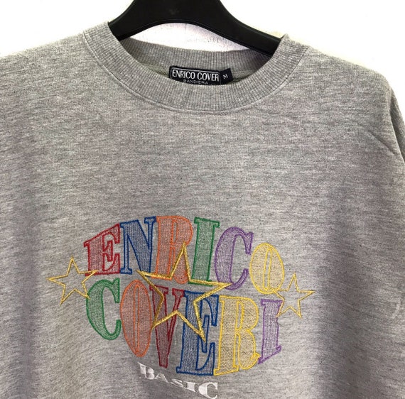 Vintage Enrico Coveri Sweatshirt Size Medium / Sw… - image 1