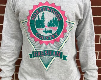 Vintage  Gopher Sport Northwoods Country Gresham Sweatshirt / sweater / windbreaker / jacket / hoodie  size XL