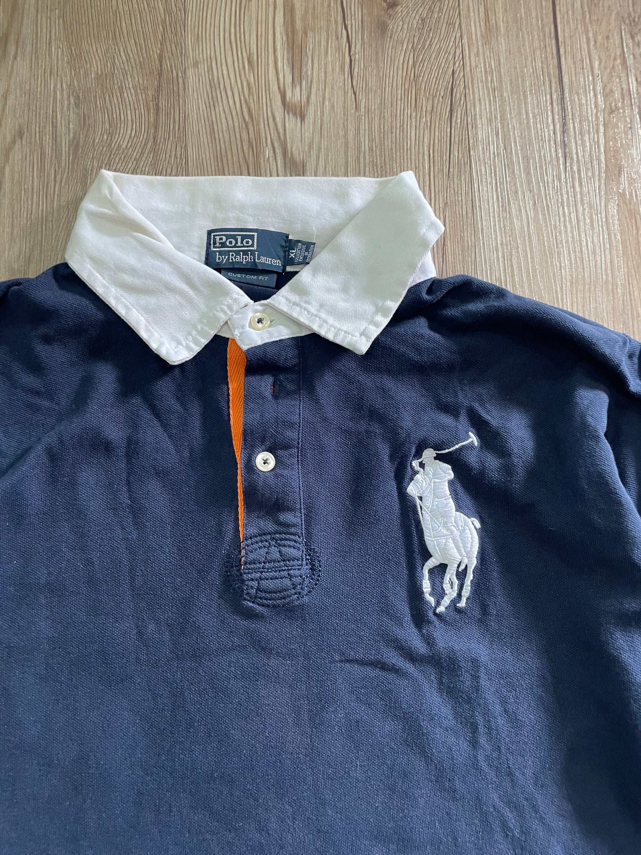 非売品/ラルフローレン RUGBY（RALPH LAUREN）/アートポスター Vintage XL Ralph Lauren Polo NYC Rugby Long Sleeve Shirt