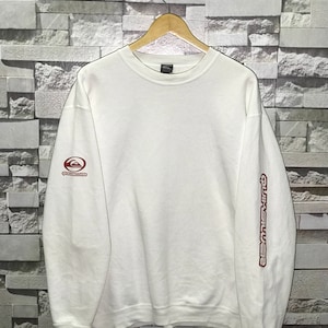 Rare Vintage Quicksilver Pull Over Jumper sweatshirts Size Medium M made In Japan / Big Logo sweaters  / Quicksilver sweatshirt / Rare Desig