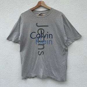 Rare Vintage Calvin Klein Jeans T Shirt Made in Usa Size Medium S/M
