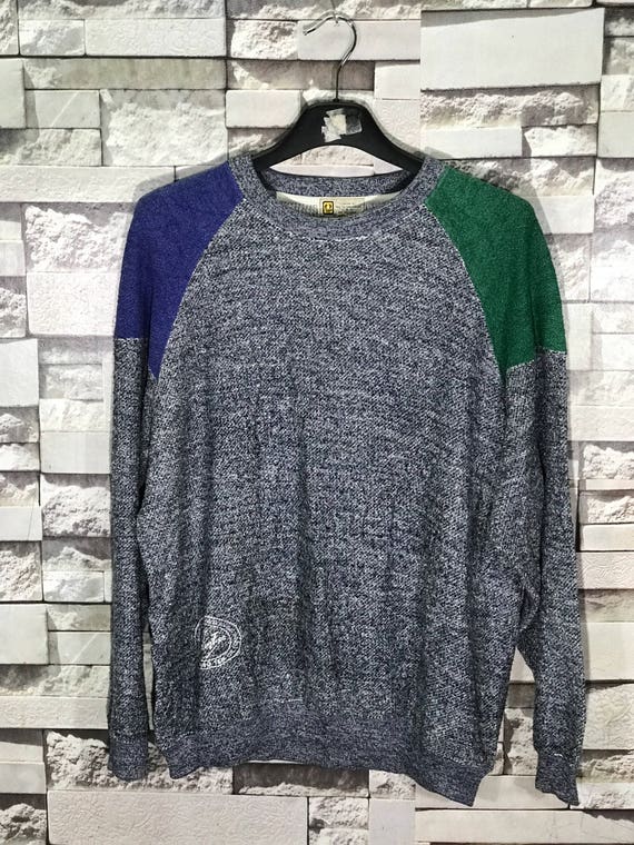 Rare Vintage Hang Ten Multicolour Sweatshirt Size