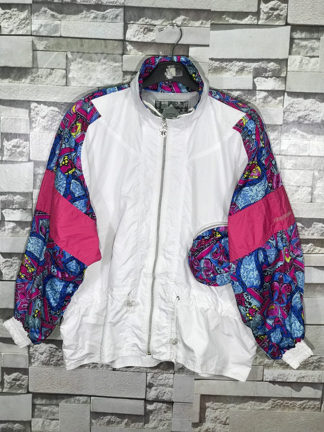★韓国の人気★【FCMM】★COLOR BLOCK RETRO WINDBREAKE.R★ ☆韓国の人気☆【FCMM】☆COLOR BLOCK RETRO WINDBREAKE.R☆