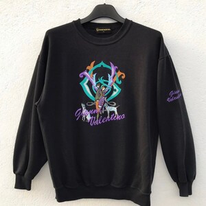 Vintage Gianni Valentino GV Big Logo Size Large L Pullovers Sweatshirt