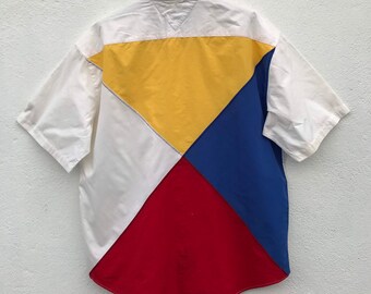 Vintage Tommy Hilfiger Big Logo Shirt/ Tommy Hilfiger