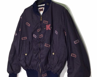 専用 Karl Helmut / over blouson jacket L Rare!!! Vintage 90'S KARL HELMUT CLASSIC Design Bomber