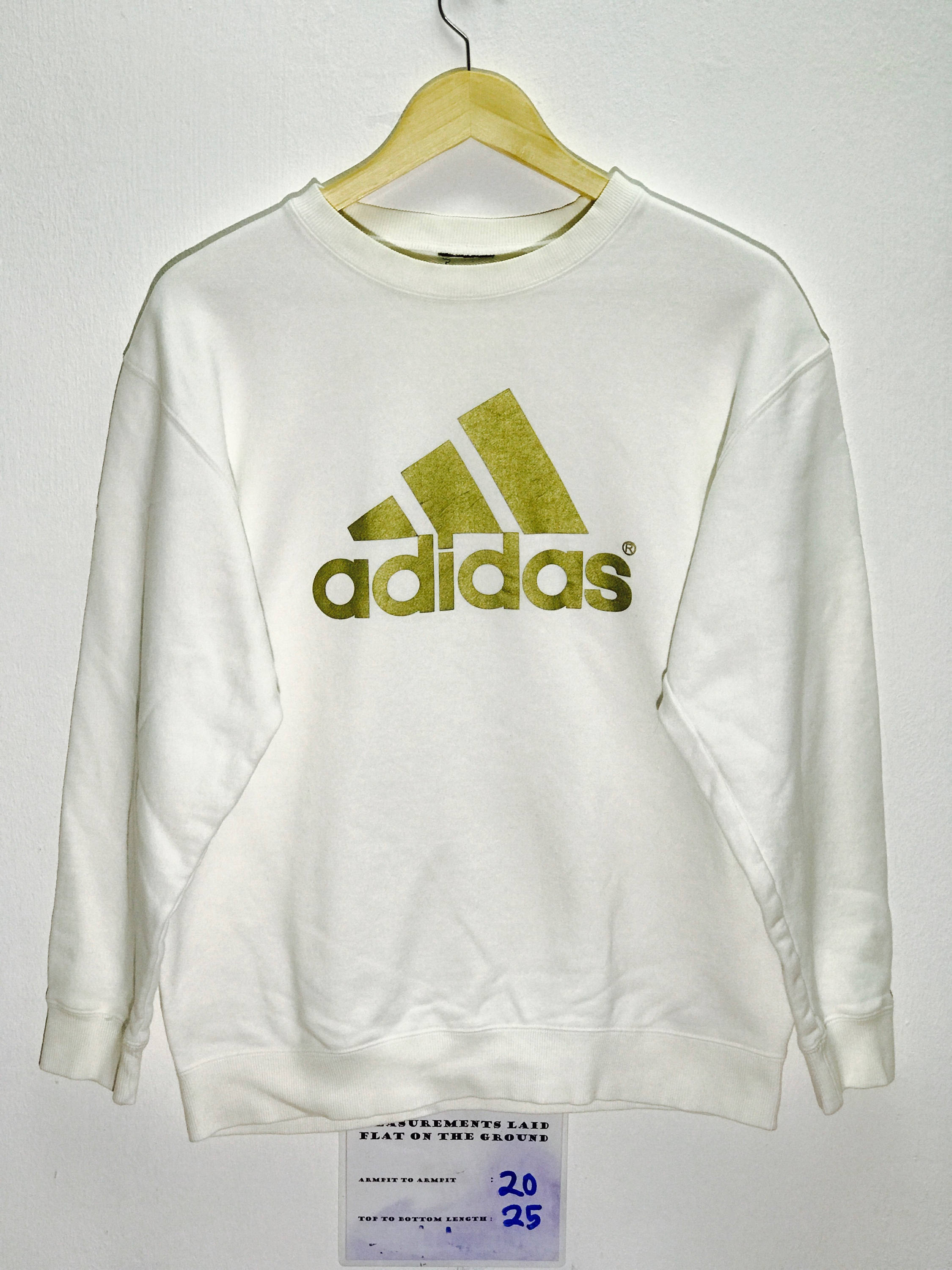 Vintage Adidas sweatshirts Big Logo Size Small S / adidas pull / adidas hoodie / adidas sweatshirt / Adidas Trainer Jacket