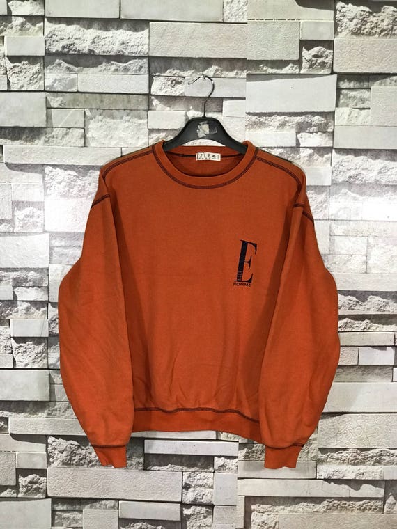 Rare Vintage Elle Homme Paris Sweatshirt Size Larg
