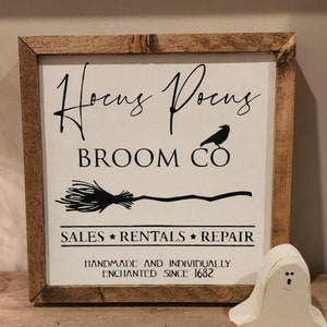 Halloween Sign | Halloween Decoration | Witch Decor | Halloween Witch Sign