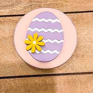 Inserto de huevo de Pascua para letrero de temporada intercambiable / letrero colgante intercambiable / decoración de temporada / decoración de Pascua