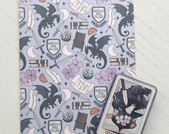 Fourth Wing Kindle Insert and Grip Set | E-Reader Zubehör | Bücherwurm Accessoires | Geschenk für Buchliebhaber | Gerätegriff