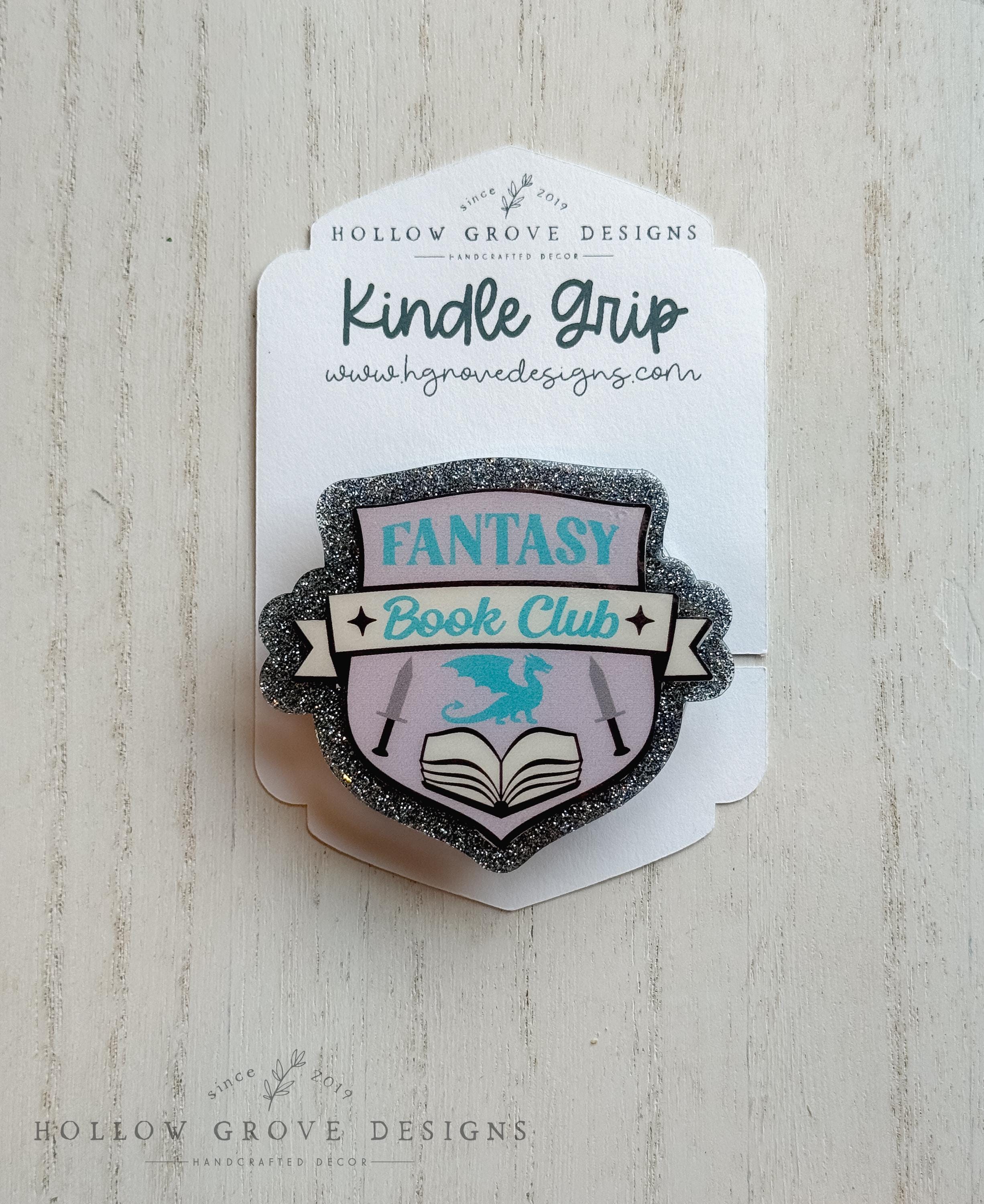 Fantasy E-Reader Grip Custom Kindle Grip Kobo Reader Grip Bookish Accessories Snarky Readers Merch Romance Reader