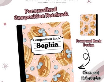 Personalized Composition Notebook | Custom Notebook | Back to School Gift | Custom School Supplies | Personalized School Supplies for Kids