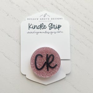 Custom Initial Device Grip | Custom Kindle Grip | Kobo Reader Grip | Bookish Accessories | Gift for Teacher | Lit Teacher Gift