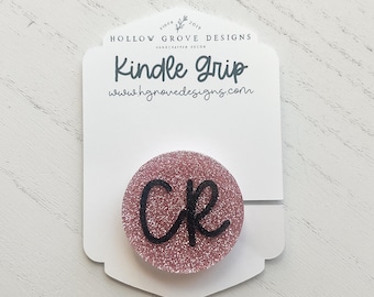 Custom Initial Device Grip | Custom Kindle Grip | Kobo Reader Grip | Bookish Accessories | Gift for Teacher | Lit Teacher Gift