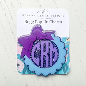 Monogram Bogg Bag Charm | Personalized Bag Charm | Bogg Bag Decor | Accessories for Bog Bagg | Initial Bag Accessories