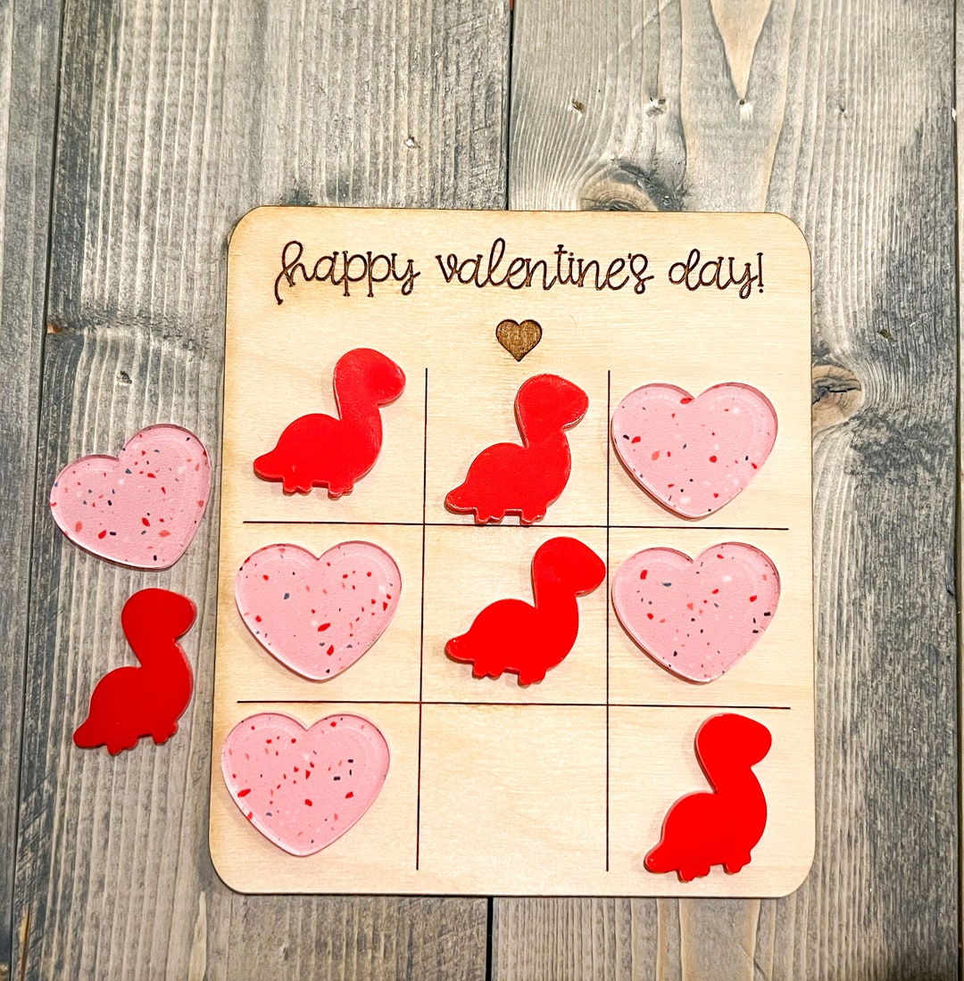 Valentines Day Tic Tac Toe | Valentines Gift for Kids | Vday Basket ...