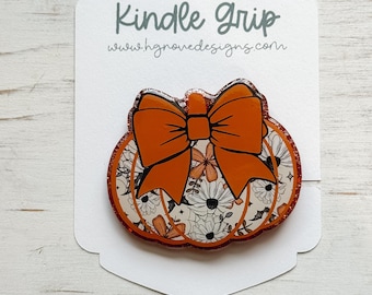 Pumpkin Device Grip | Fall Kindle Grip | Kobo Reader Grip | Bookish Accessories | Gift for Teacher | Lit Teacher Gift