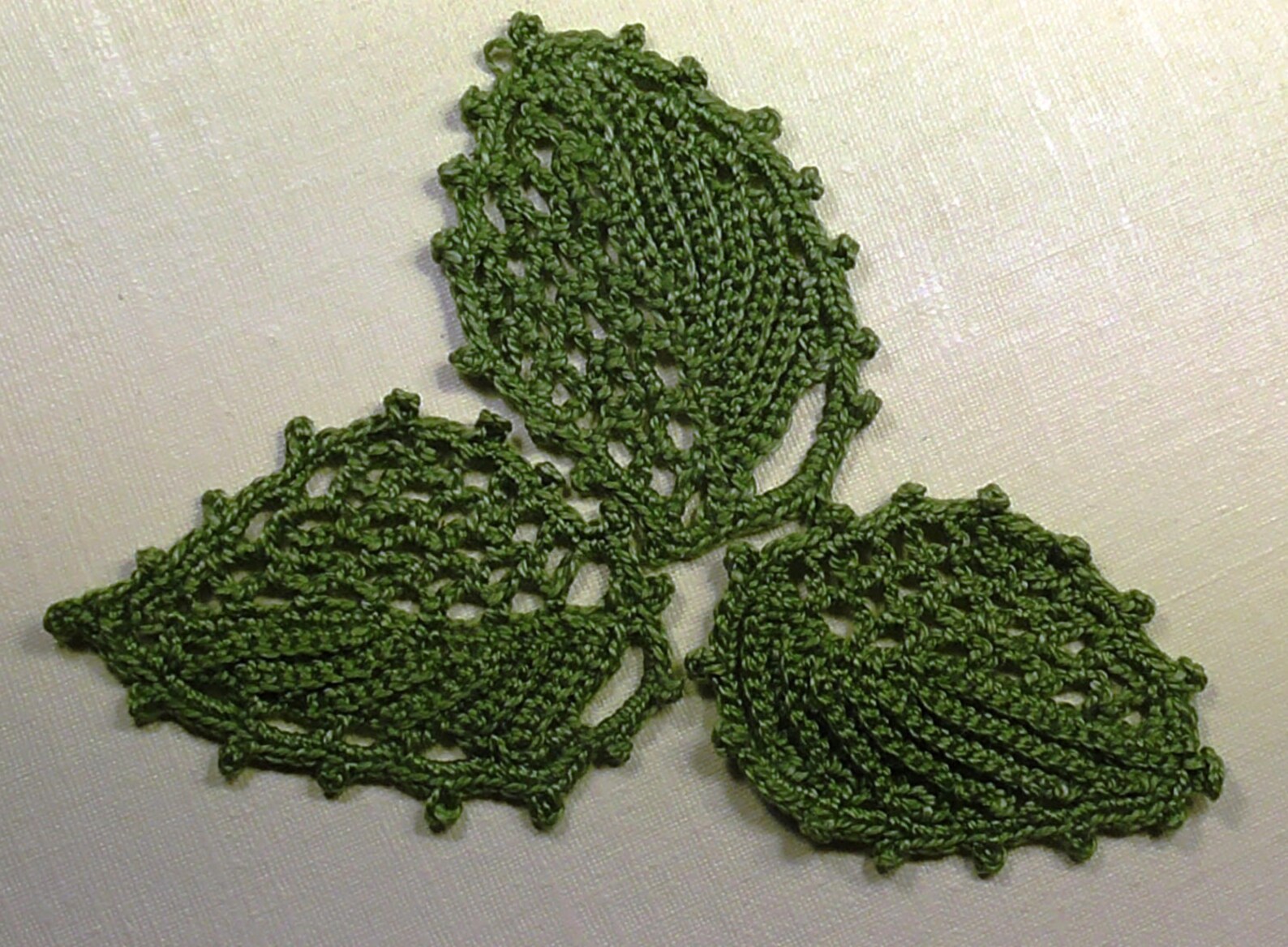 Como Hacer Hojas De Crochet