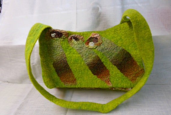 lime green shoulder bag