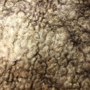 Felted long wool rug image 4