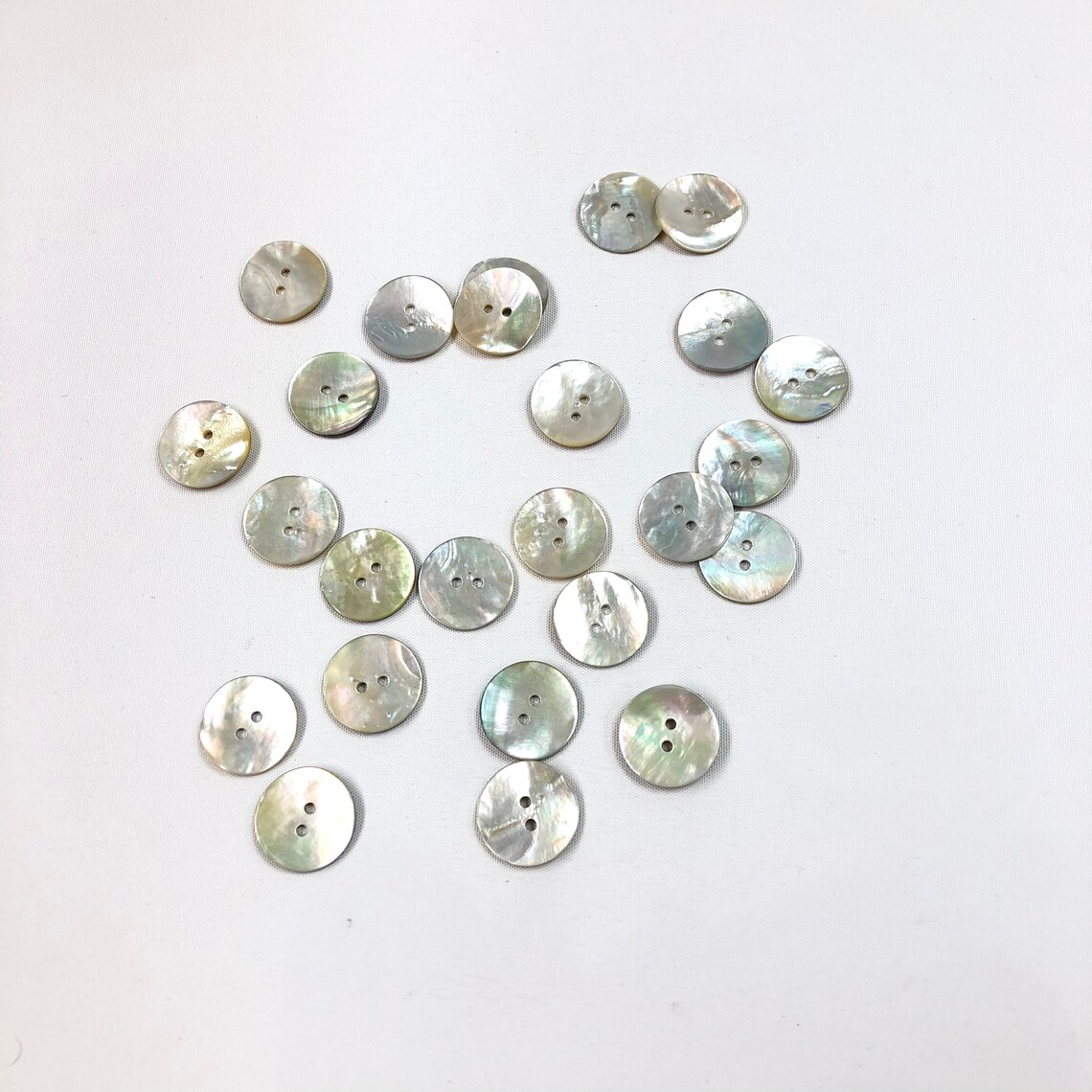 Mother of pearl buttons 22mm 0.86inch natural beautiful Etsy