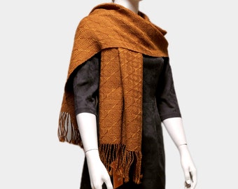 Luxury Handwoven Merino Wool Scarf