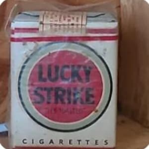 WW2 lucky strike soft pack,  collectable