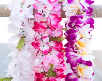 Ribbon And Money Lei Blue Grey Butterflies Etsy