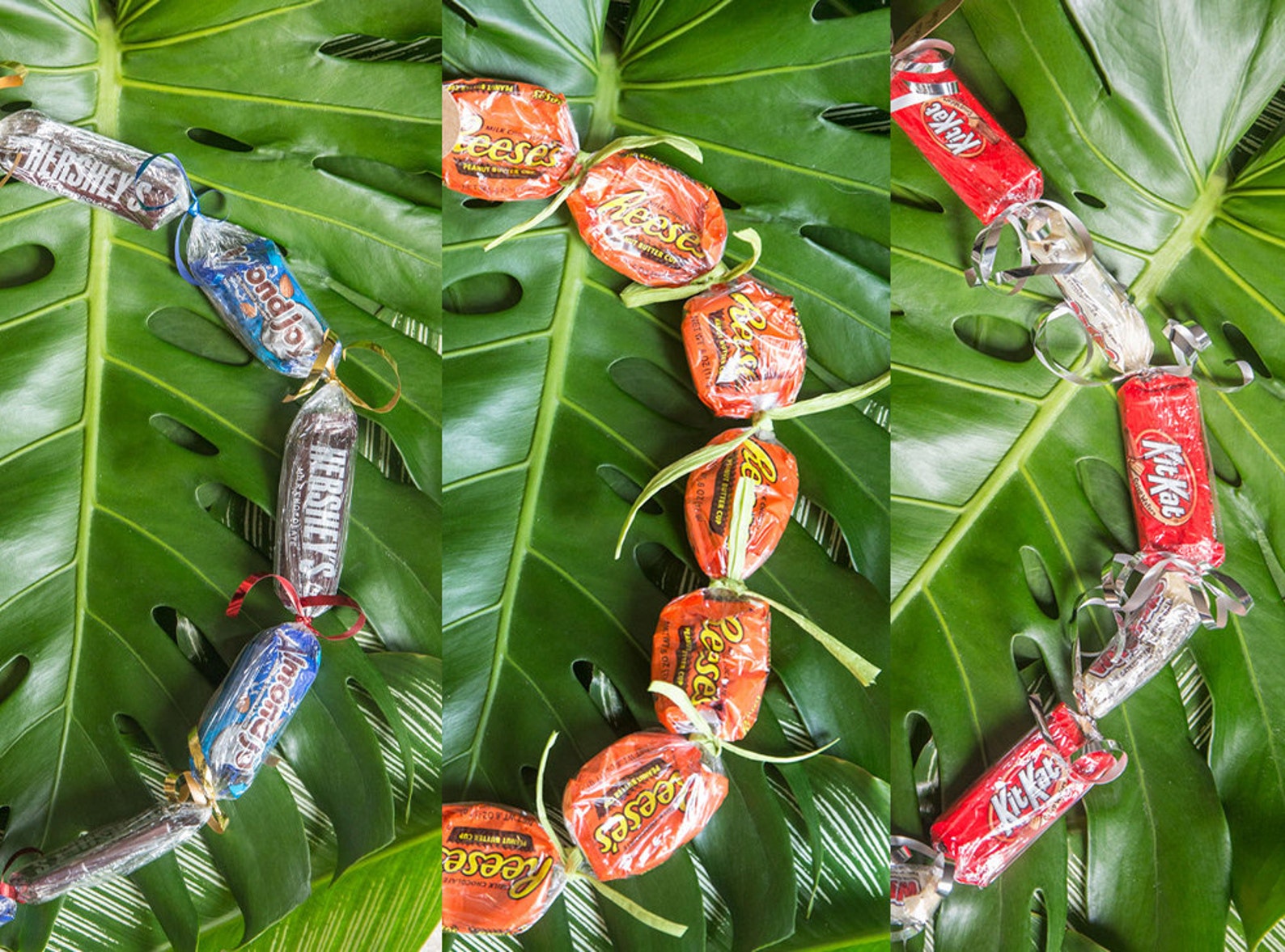 3 CHOCOLATE CANDY LEI Bundle Free Shipping Etsy