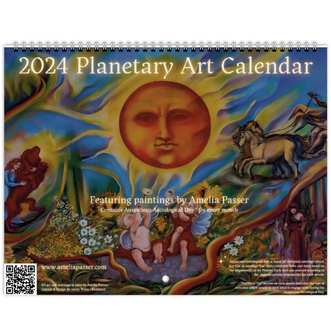 Art Calendars Etsy
