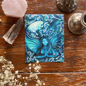 Blue Angel Goddess SMALL print