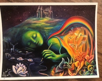 Rainbow Fantasy Dream art print