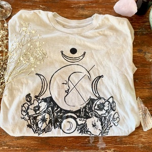 Luna Luna Astrología Cáncer magia esotérica camiseta unisex