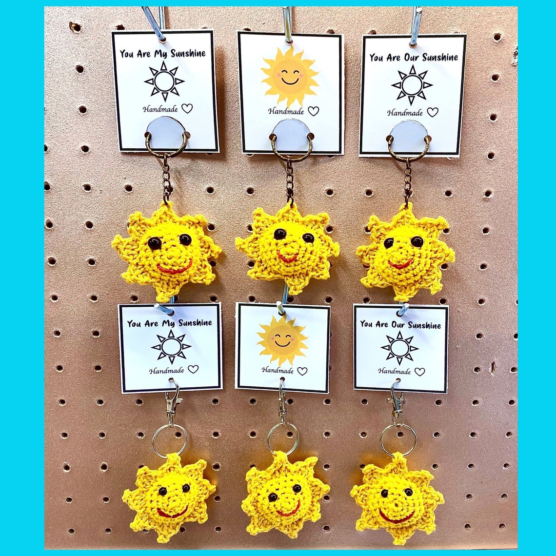 Printable Display Cards for Sun Keychains PDF Download - Craft Fair ...