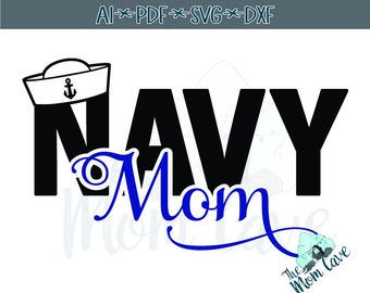 Download Navy Mom Svg Etsy