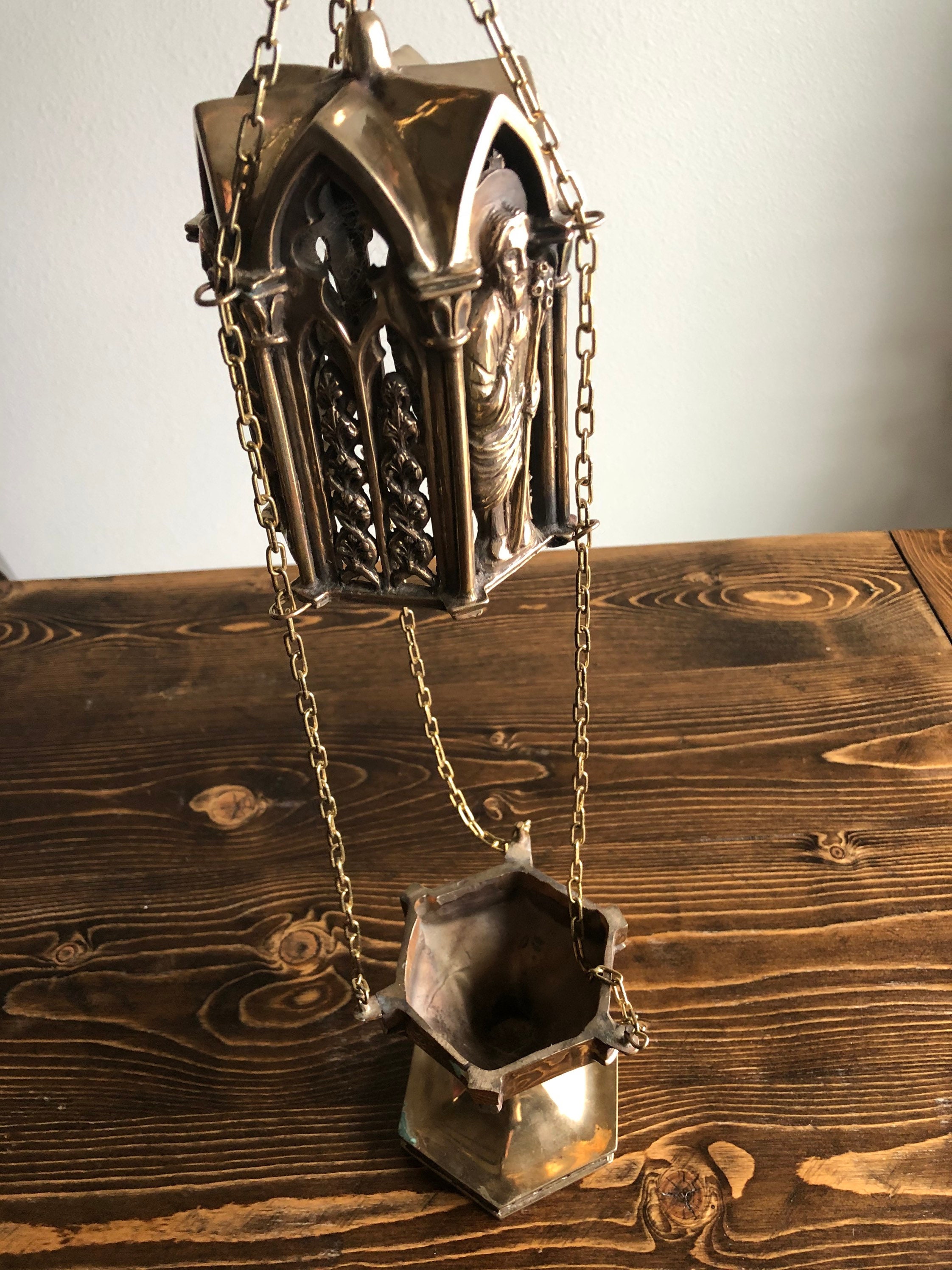 100 Solid Bronze Cast Catholic Orthodox incense Censer Burner Etsy