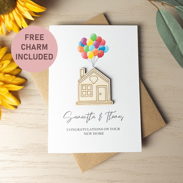 Personalised New Home Card, Moving House Card, Housewarming Card, Fun New House Card, New Home Gift, Happy New Home, Congratulations Card