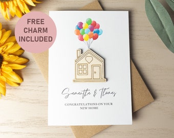 Personalised New Home Card, Moving House Card, Housewarming Card, Fun New House Card, New Home Gift, Happy New Home, Congratulations Card