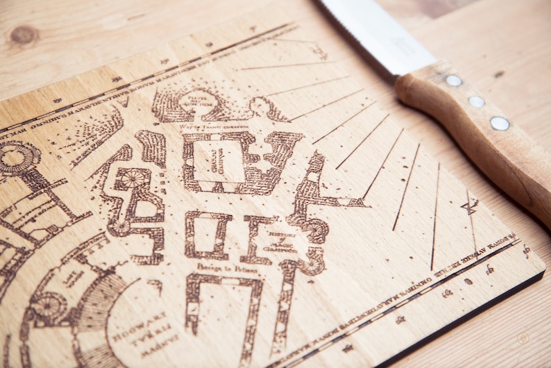 Marauders Map Inspired Place Mats