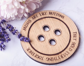 Mother's Day Magnet, Gift For Mum, Mummy To Be, Mother's Day Present, Gift For Her, Wooden Magnet, Happy Mother's Day, Laser Engraved Gift