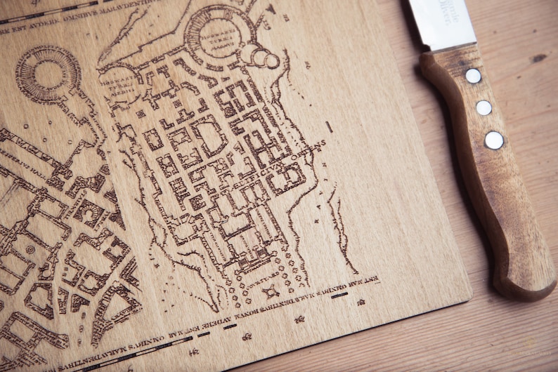 Marauders Map Inspired Place Mats