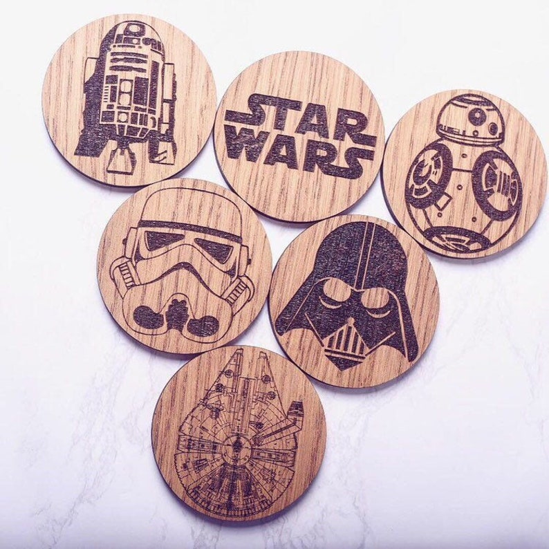 Star Wars Inspired Coasters  Fathers Day Gift Ideas  image 0