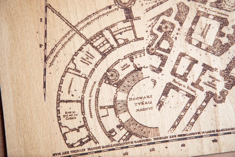 Marauders Map Inspired Place Mats
