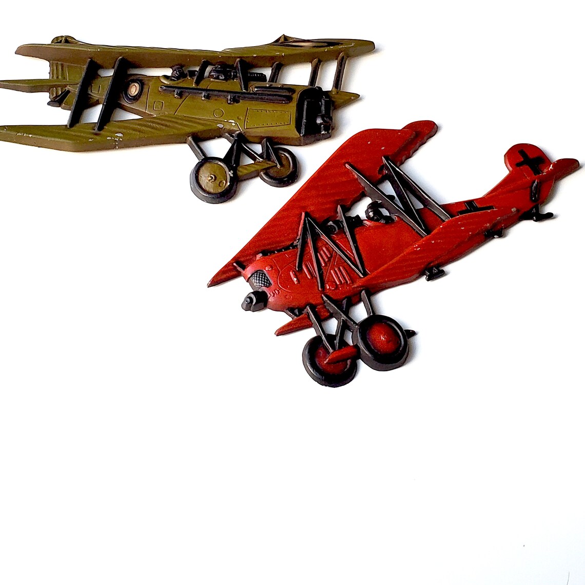 Sexton 1976 Cast Metal Airplane Wall Hangings Set Etsy