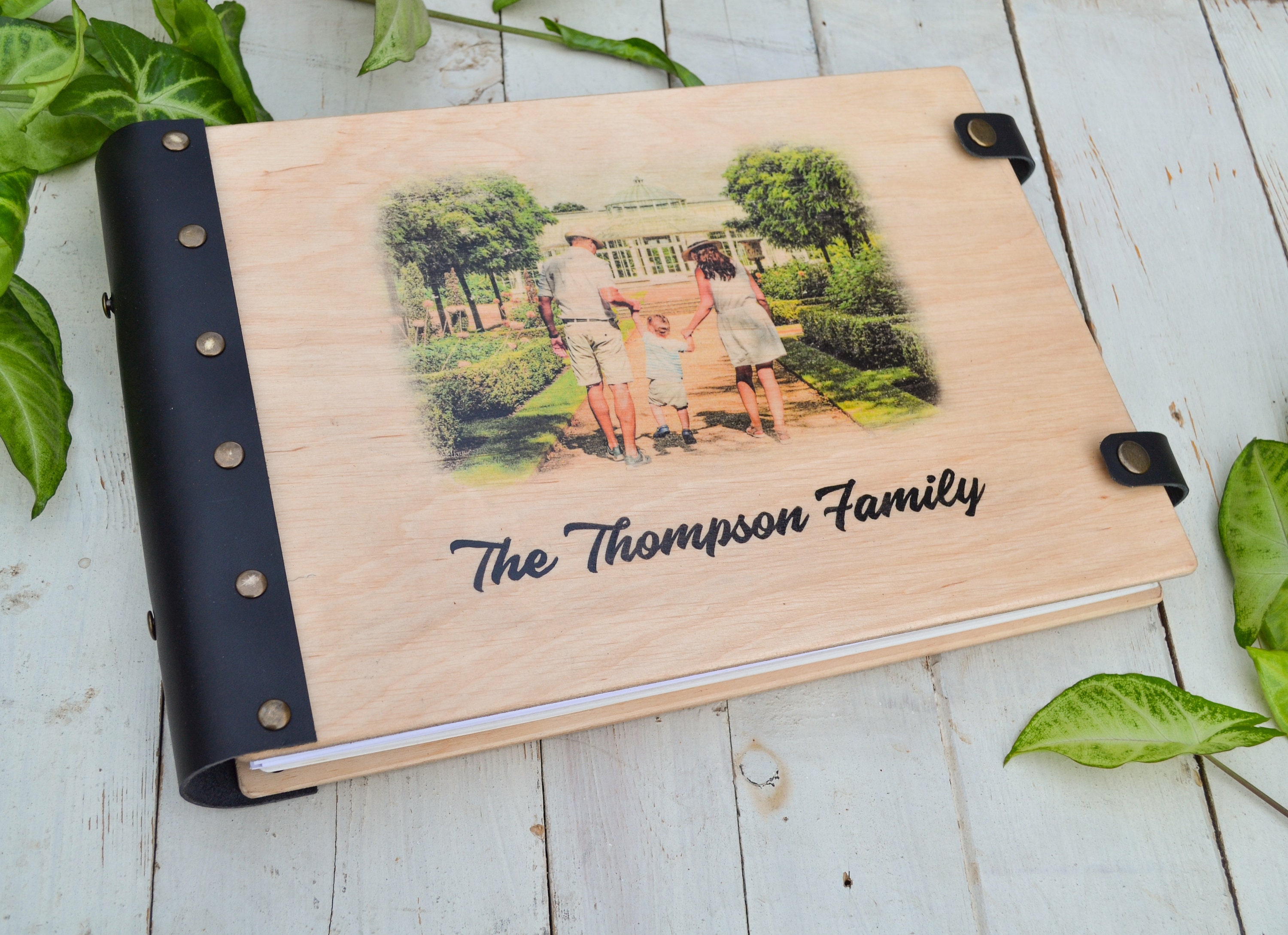 Álbum de fotos de la familia álbum personalizado libro de Etsy