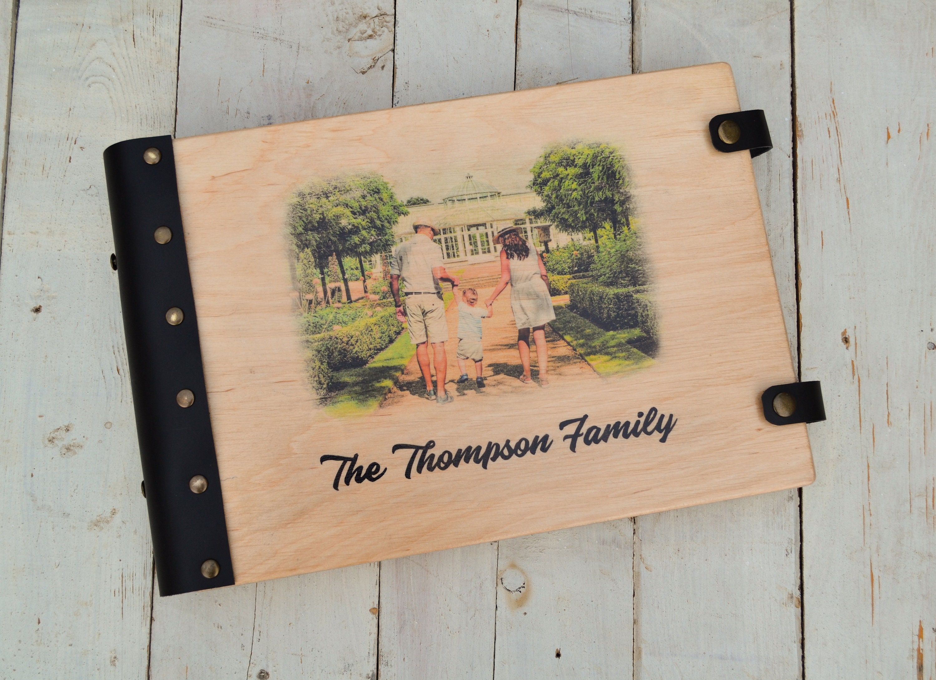 Álbum de fotos de la familia álbum personalizado libro de Etsy