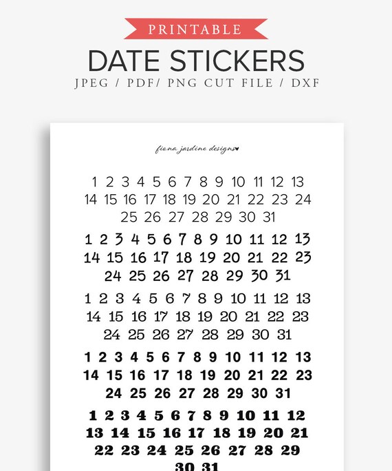 small printable stickers