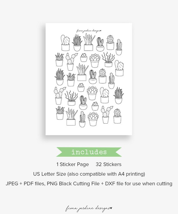 sticker page printing